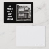 Carte De Visite Mouvement de Chambre (Devant / Derrière)