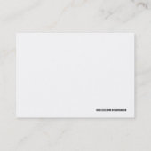 Carte De Visite Mouvement de Chambre (Dos)