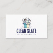 Carte De Visite Move-Out Cleaning Service Photo QR Code (Devant)