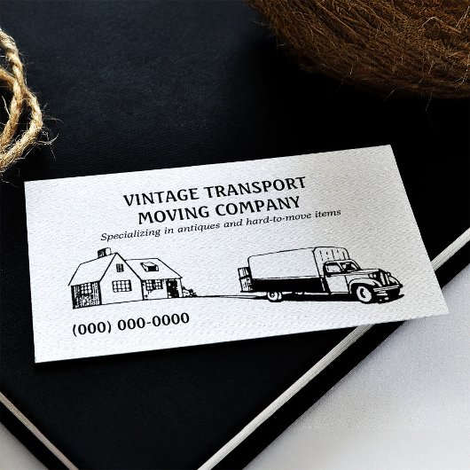Carte de visite Movers rétro