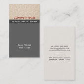 Carte de visite Moving Company (Devant / Derrière)