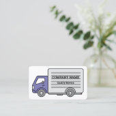 Carte De Visite Moving Company Transport (Debout devant)