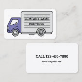 Carte De Visite Moving Company Transport (Devant / Derrière)