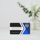 Carte De Visite Moving Forward Arrowhead To Success (Debout devant)