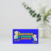 Carte De Visite Moving & Storage Company Full Service Professionne (Debout devant)