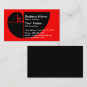 Carte De Visite Moyen d'or (Devant / Derrière)