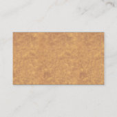 Carte De Visite Moyen d'or (Dos)