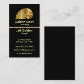 Carte De Visite Moyen d'or (Devant / Derrière)