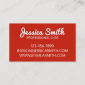 Carte De Visite Mozzarella Tomato Basil Italien Cuisine alimentair (Dos)