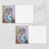 CARTE DE VISITE MR CAT (Devant / Derrière)