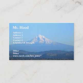 Carte De Visite Mt. Capot