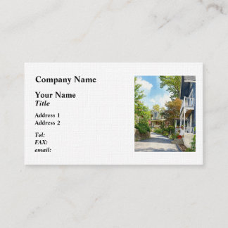 Carte De Visite Mt. Tabor NJ – Rue sur une colline