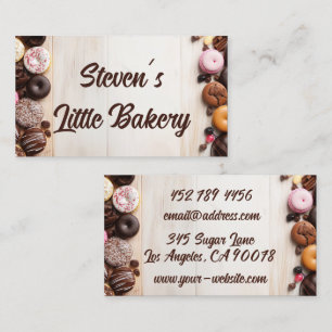 Carte De Visite muffins, beignets et confiseries