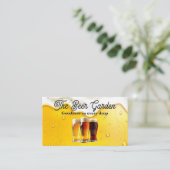 Carte De Visite Mugs de bière à la mousse | Brûler (Debout devant)