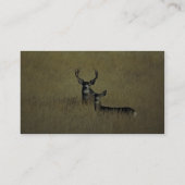 Carte De Visite Mule Deer (Dos)