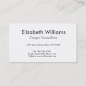 Carte de visite multi de points de bonjour (Dos)