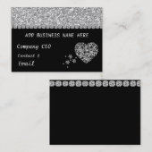 Carte de visite MULTI ÉLÉGANT de BUT de BLING (Devant / Derrière)