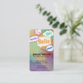 Carte De Visite Multi Langue | Communications (Debout devant)