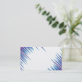 Carte de visite multicolore (Debout devant)