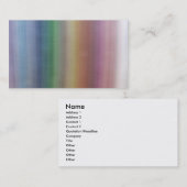 Carte De Visite Multicolore (Devant / Derrière)