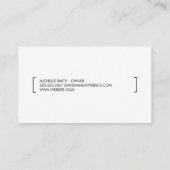 Carte De Visite Multimédia (Dos)