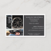 Carte De Visite Multiple photos Auto Detailing Tuning Professional (Dos)