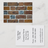 CARTE DE VISITE MUR BRICKS (Devant / Derrière)