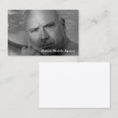 Carte de visite mûr d'agence de modèles (Devant / Derrière)