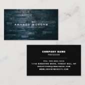 Carte De Visite Mur d'ardoise, Style moderne (Devant / Derrière)