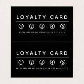 Carte De Visite Mur d'ardoise, Style moderne Double Loyauté (Intérieur déplié)