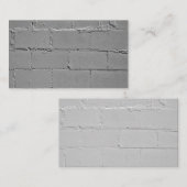 Carte De Visite Mur de blocs de ciment (Devant / Derrière)