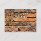 Carte De Visite Mur de briques antique (Dos)
