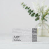 Carte De Visite Mur de briques de basalte (Debout devant)