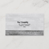 Carte De Visite Mur de briques de basalte (Dos)