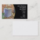 Carte De Visite mur de briques extérieur de pompe à chaleur (Devant / Derrière)