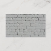 Carte De Visite Mur en brique blanche peinte (Devant)