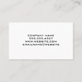 Carte De Visite Mur en brique marteaux | Ingénieurs (Dos)