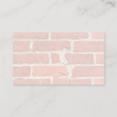 Carte De Visite Mur en brique rouge texturé et fissuré (Dos)