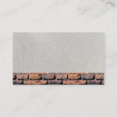 Carte De Visite Mur en briques | Outils de construction et Casquet (Dos)