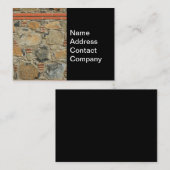 Carte De Visite Mur en pierre (Devant / Derrière)