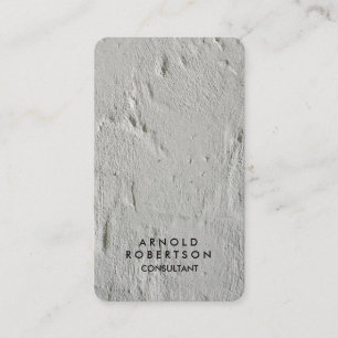 Carte De Visite Mur gris créatif Moderne Élégant