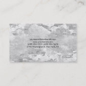 Carte De Visite Mur moderne unique minimaliste simple (Dos)