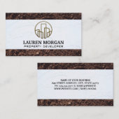 Carte De Visite Mur Plâtre | Sol | Bâtiment (Devant / Derrière)