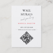 Carte De Visite Mural Painter  (Devant)