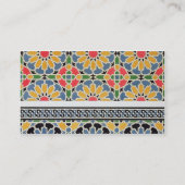 Carte De Visite Murez les tuiles du mihrab de la mosquée de Cheykh (Dos)