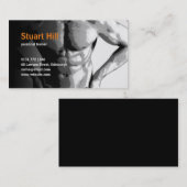 Carte De Visite Muscles personnels d'entraîneur et de forme (Devant / Derrière)