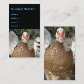 Carte De Visite Muscovy Heaven (Devant / Derrière)