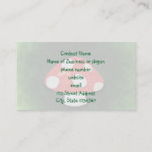 Carte De Visite Mushroom de Cute (Dos)