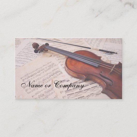 CARTE DE VISITE MUSIC (Devant)