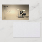 Carte De Visite music_drums (Devant / Derrière)